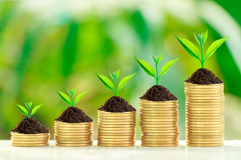 コツコツ資産形成のイメージ